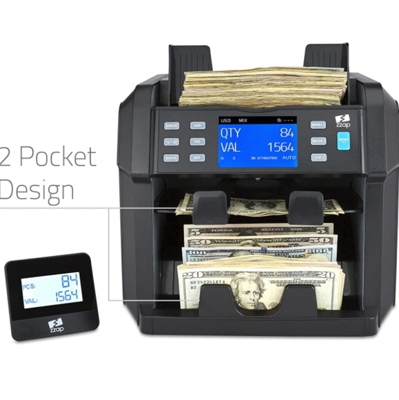 ZZap NC70 Mixed Denomination MONEY COUNTER!-NEW IN BOX! - Picture 2 of 9